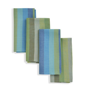 Cotton Striped Square Napkin (Set of 4)