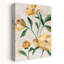 Art floral abstrait floral jaune