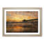 Sunset Behind the Pier - Picture Frame Painting Print-56705929-56705925