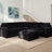 98" Modern Plush Corduroy Sectional Sofa with Modular, Reversible Design-741881650
