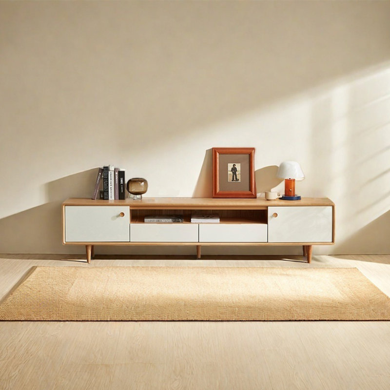Meuble télé simple de style nordique, 70.87"
