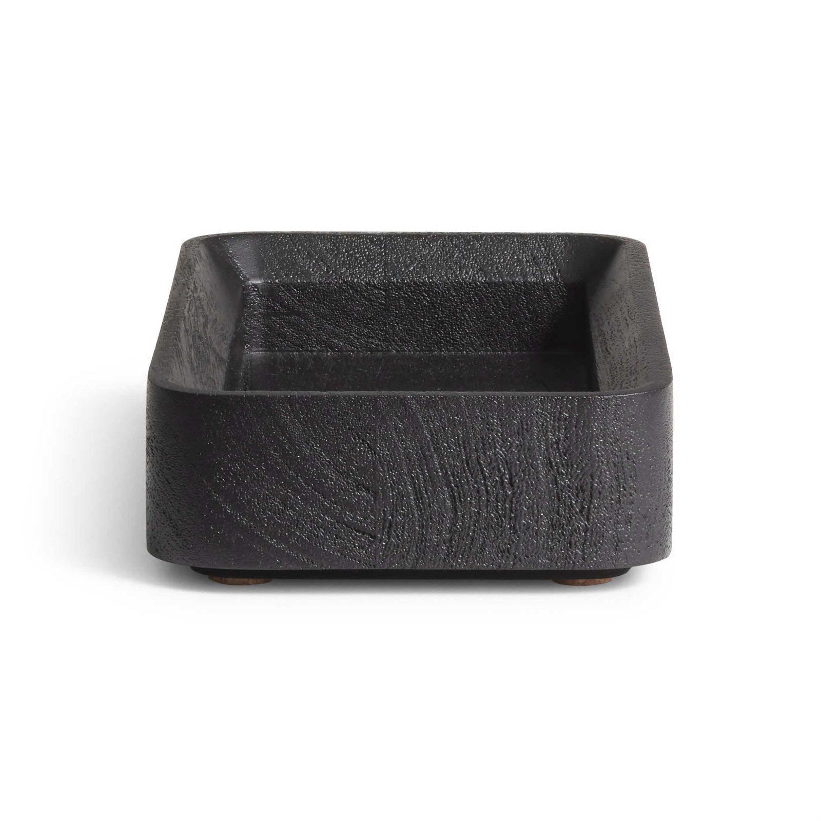 Square One Stacking Tray, Black Stained Acacia