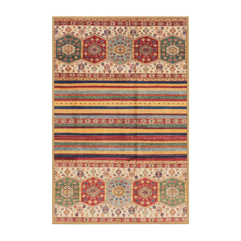 Abstract Indoor Rug, Rectangle 3' x 5'