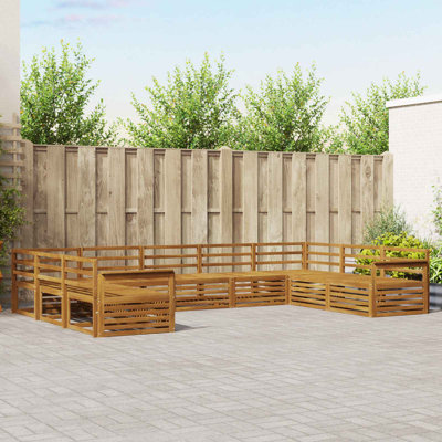 404cm Wide Patio Sectional Set