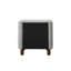 Table de chevet Cleo Grey Boucle