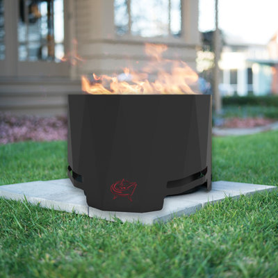 Round Steel Wood Burning Smokeless Fire Pit