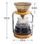 Support pour égouttoir à café avec filtre à café, porte-filtre en bois pour café, thé et safran