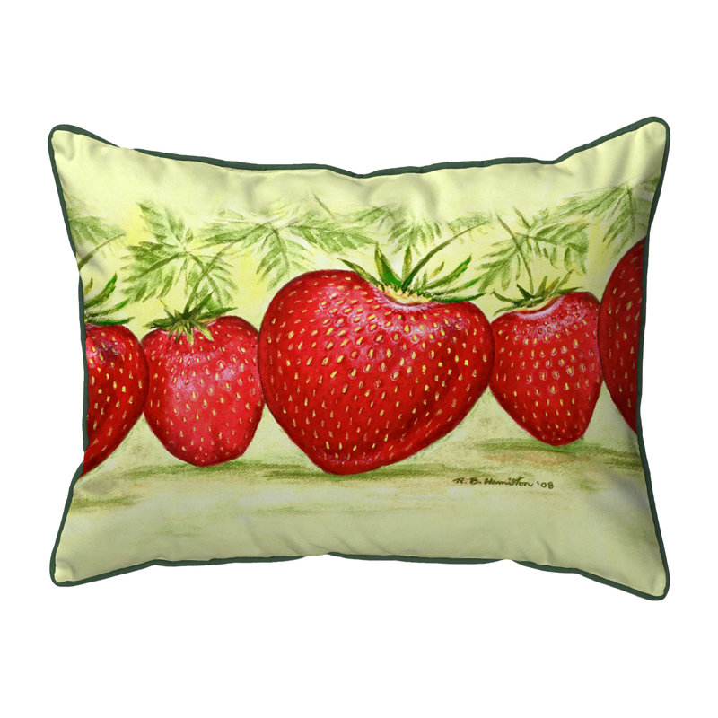 Coussin intérieur / extérieur Strawberries