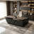 Adjustable Height L-Shaped Standing Desk with Built-In Electrical Outlet-2076604280-2076547154