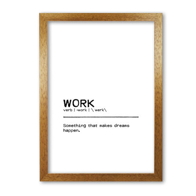 Work Dreams - Print