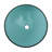 16-1/2"L Drop-In Glass Baathroom Vessel Sink With Chrome Drain