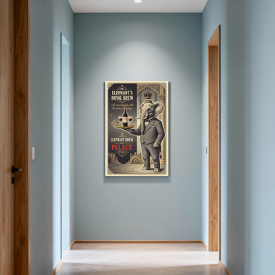 Fashion Elephant Royal Brew Palace Wine Artwork
