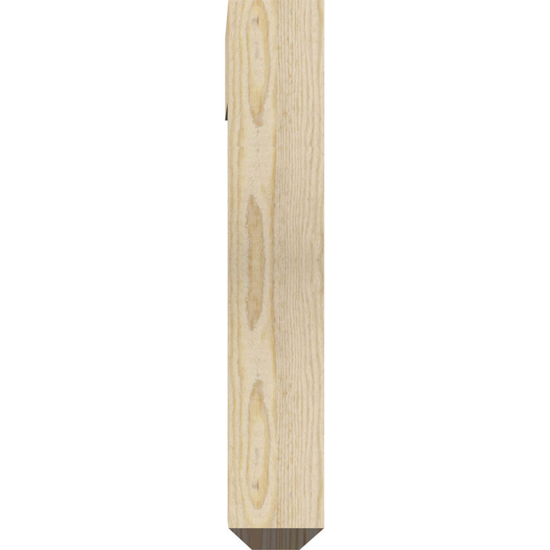 Support simple 4 "Galveston Ironcrest, H 23 po x P 20 po, Sapin Douglas (l 4 po x P 4 po)