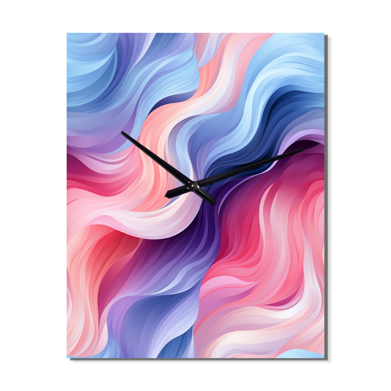 Jannuel - Horloge murale moderne abstraite, Grand