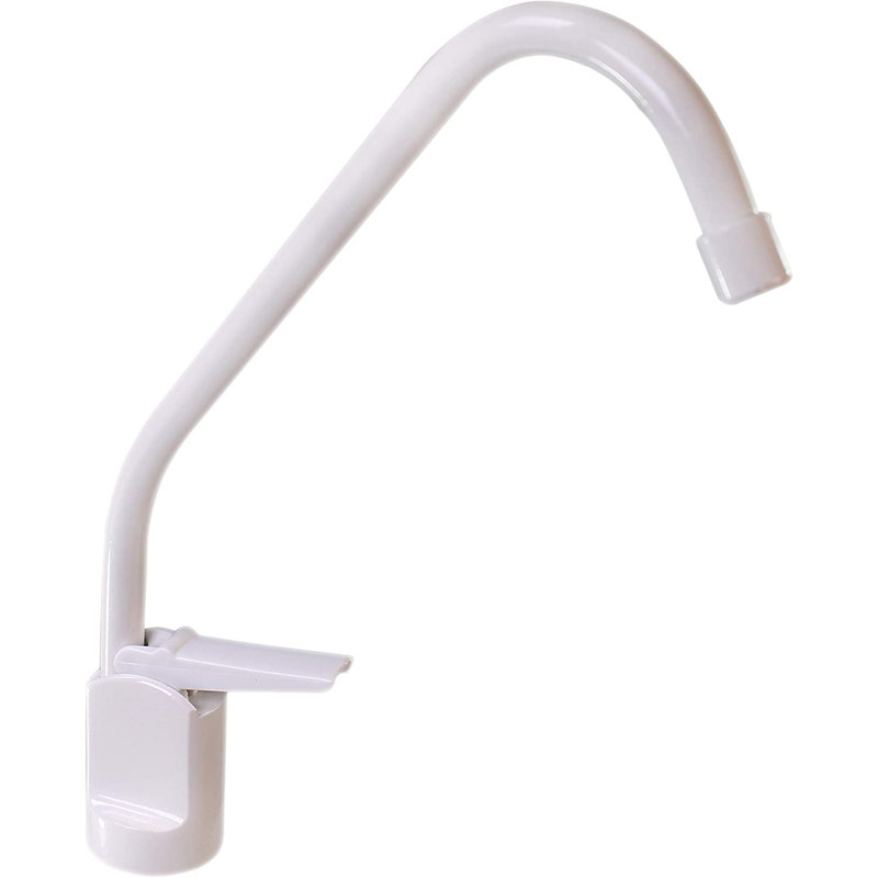 8" Touch-Flo Style Pure Cold Water Dispenser Faucet, Powder Coat White