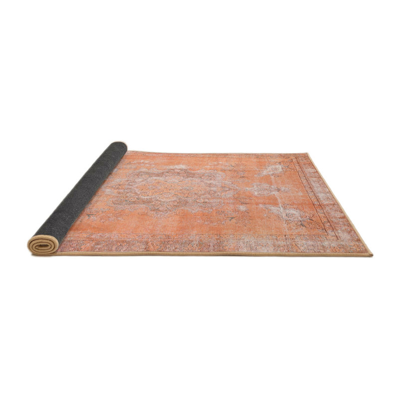 Tapis brun clair clair Ellert, Rond 6 pi