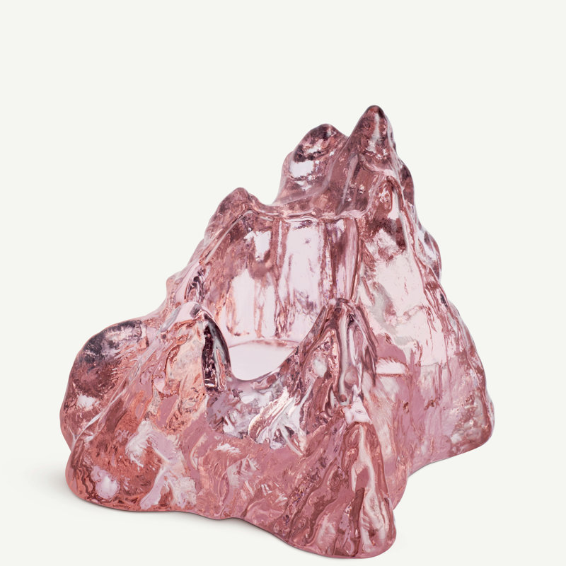 The Rock Votive Candle Holder, Pink