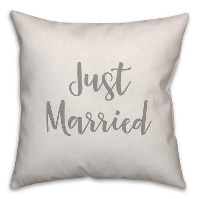  Coussin Just Just Married