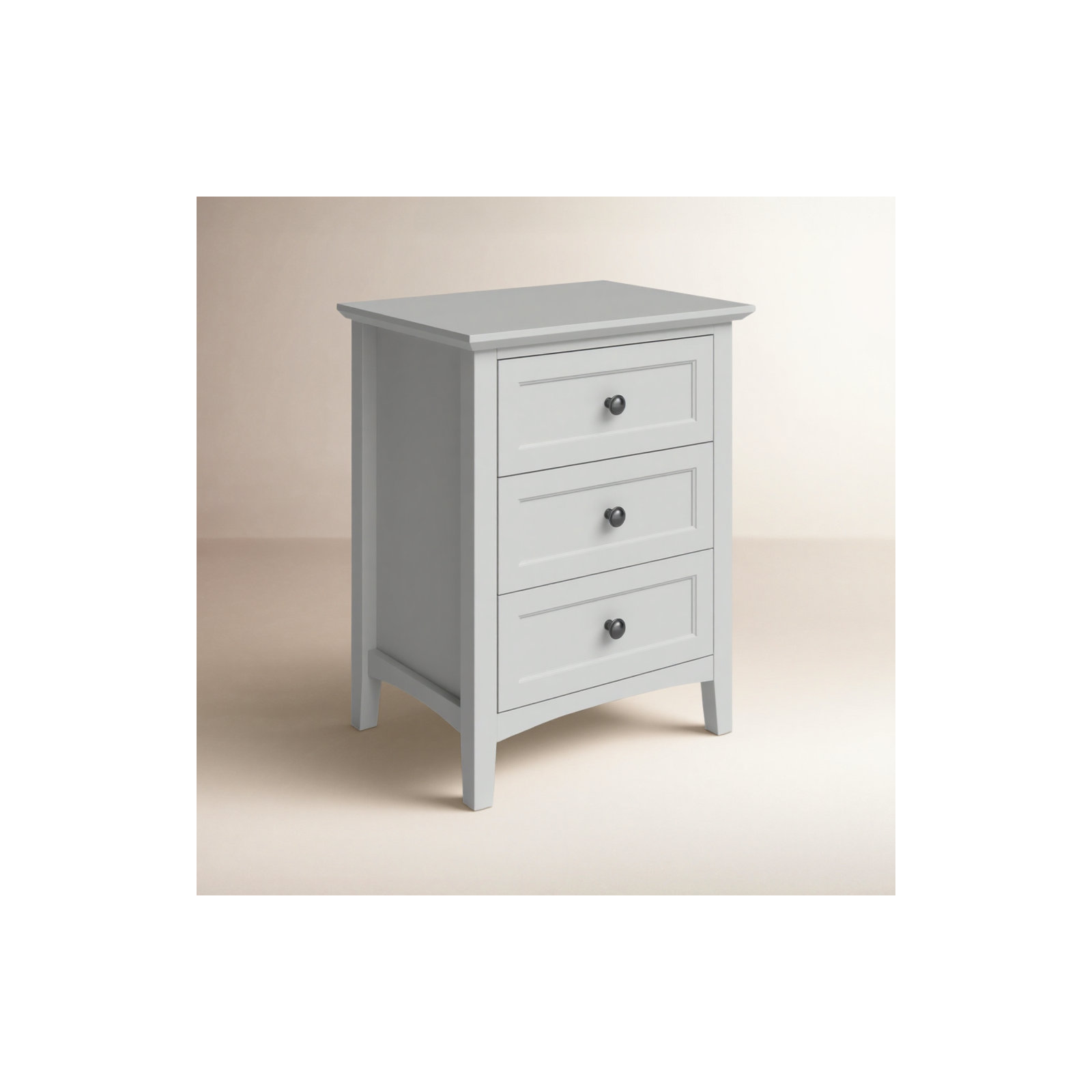 Renee 3 - Drawer Nightstand, Gray