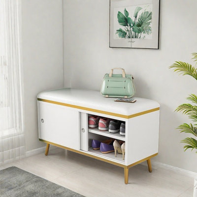 23.6'' Shoe Storage Bench