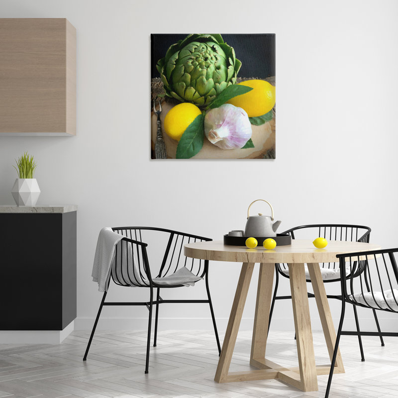 Art mural sur toile de fruits et légumes par Graffi * Tee, H 30 po x l 30 po