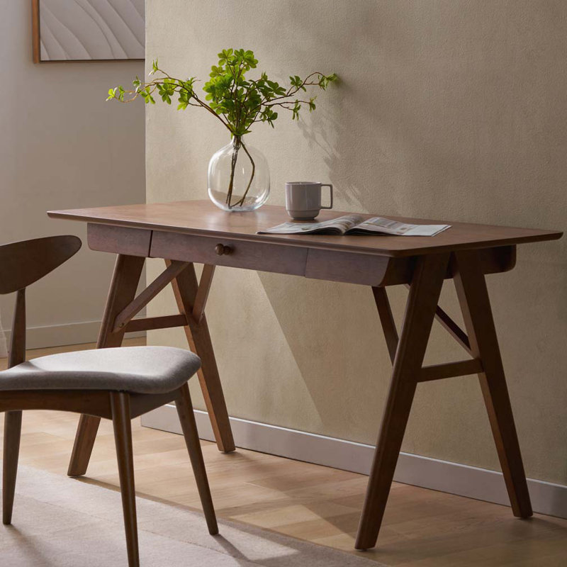 Bureau d'écriture avec tiroirs en bois