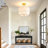 Breanna 3-Light Drum Flush Mount Ceiling Light