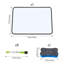 A3 Dry Erase Magnetic Double Sided Whiteboard Set-121974095