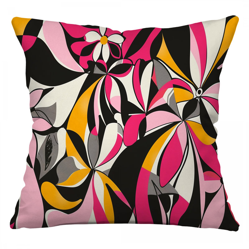 Coussin Florals, Carré 18 po