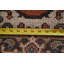 Tapis de couloir orange géométrique Heriz Serapi fait à la main 3 x 12