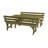 Brooks 8 - Person Wood Patio Dining Set with Rectangular Table-81517296