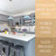 Luminaire suspendu rétro 1 lumière Kira Home Silas 12 po + abat-jour en métal bleu arctique, hauteur de suspension réglable, finition nickel brossé