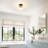 Moncia 1-Light 11"  Glass Semi-Flush Mount Ceiling Light for Hallway Entryway-106102651
