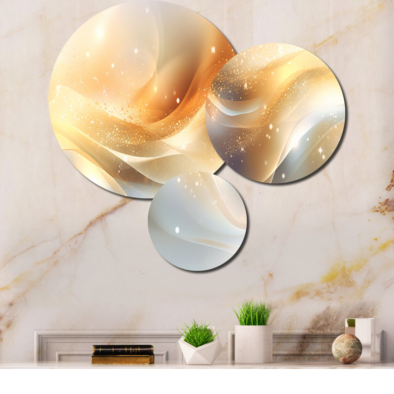 Abstract Wall Decor on Metal