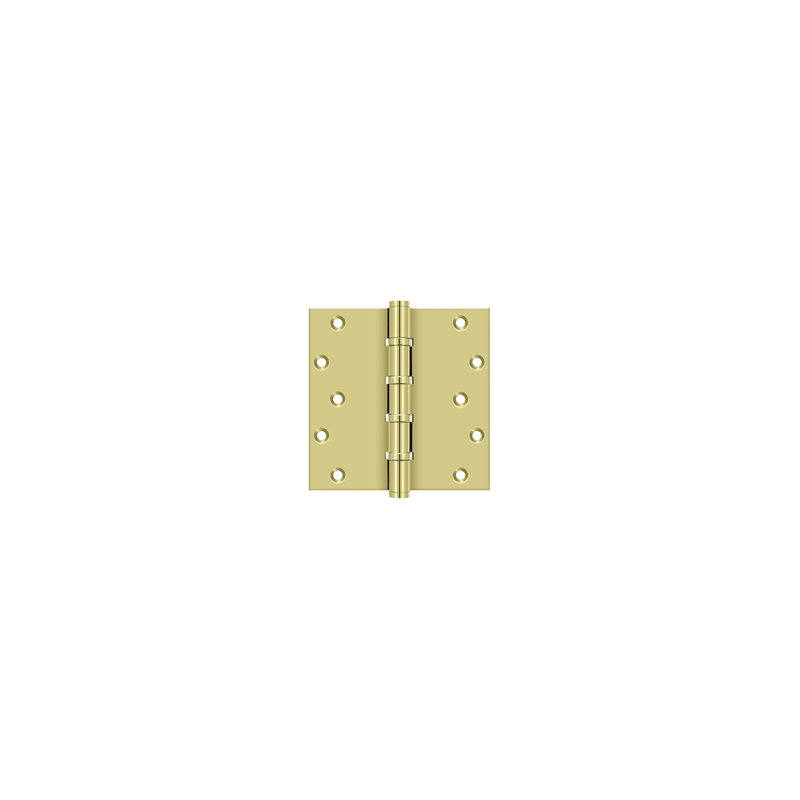 Butt Bearing Hinge, Polished Brass