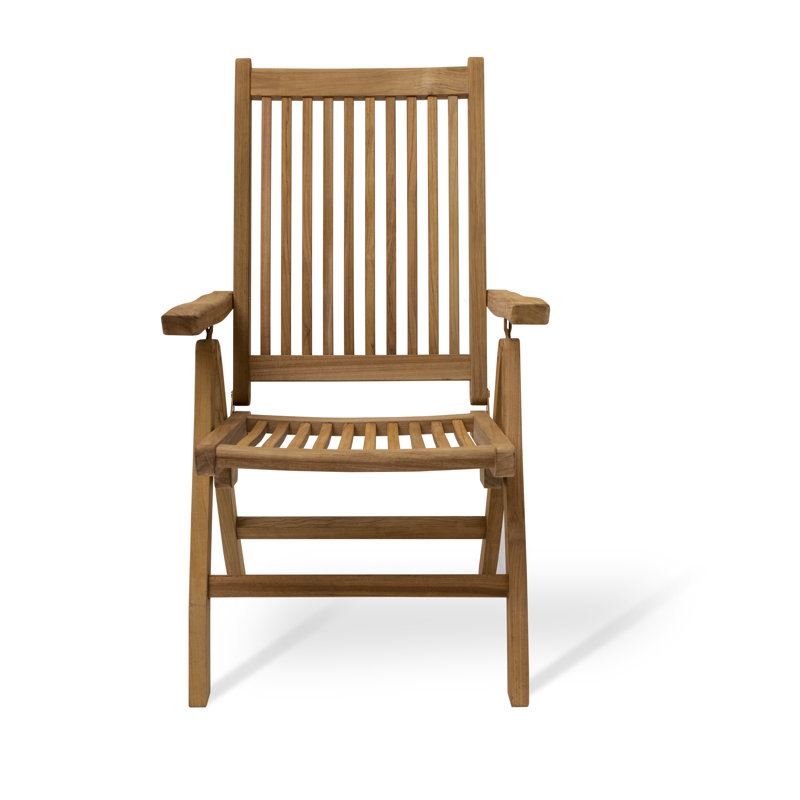 Chaise en bois de teck massif Pedasa