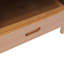 Petite table de chevet en bois de bambou H 15,7 po Charif