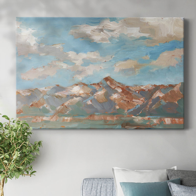 Toile tendue pastel Western Vista II-Gallery, H 12 po x l 18 po