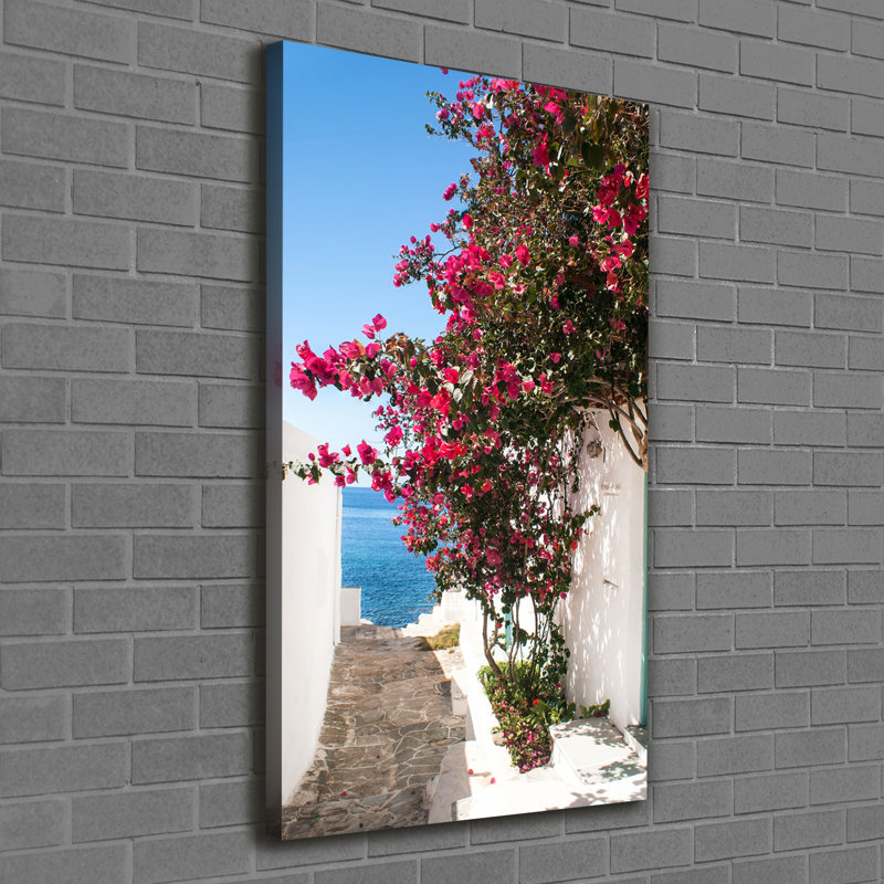 Hephzibah Greek Streets - Wrapped Canvas Print