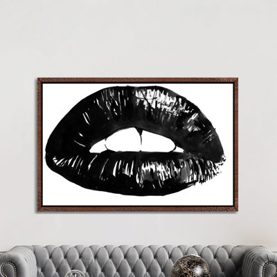 Lips 1 Piece Wall Art on Canvas