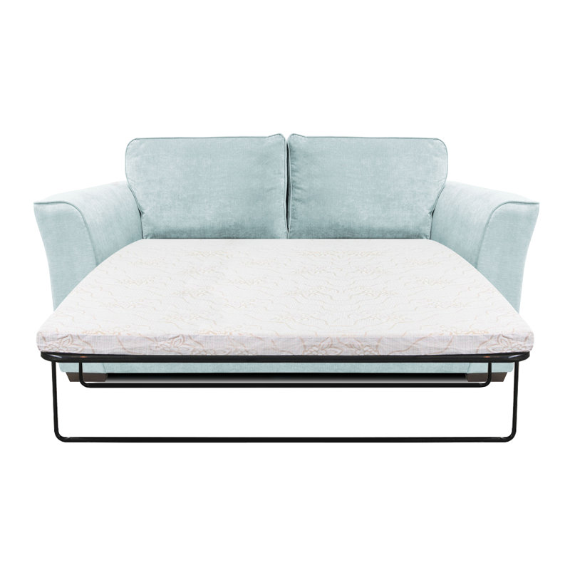Belvidere 2 Seater Cotton Sofa Bed, Sky