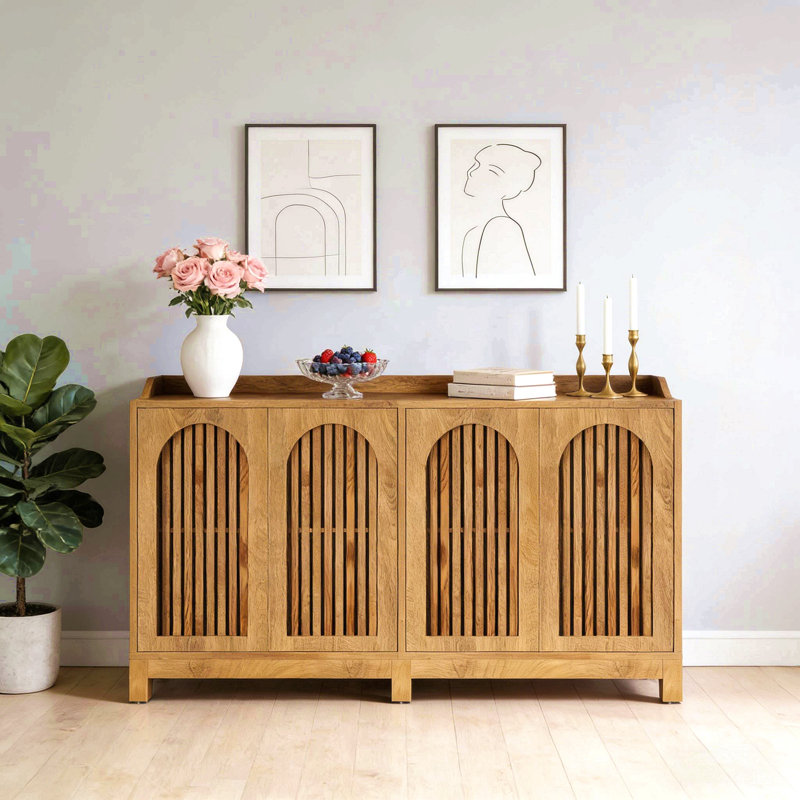 Sleek Sideboard Buffet,Storage Cabinet