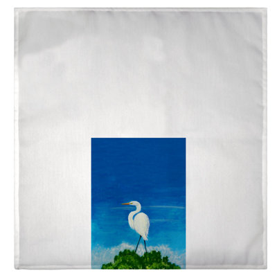 Alaina Great Egret Guest Towel