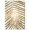 «Gold Tropical Leaves IV Gold Metallic», impression