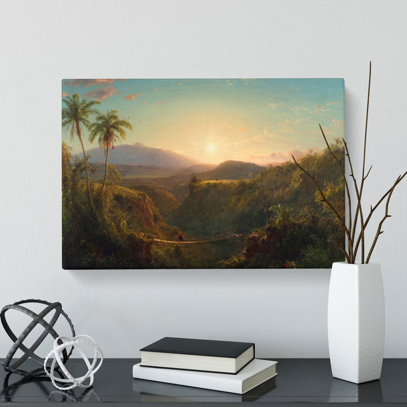 American Pichincha by Frederic Edwin Church - Wrapped Canvas, 35cm H x 50cm W x 3cm D