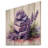 Purple Lavender Batjhroom Soap I - Lavender On Wood Print-531859627