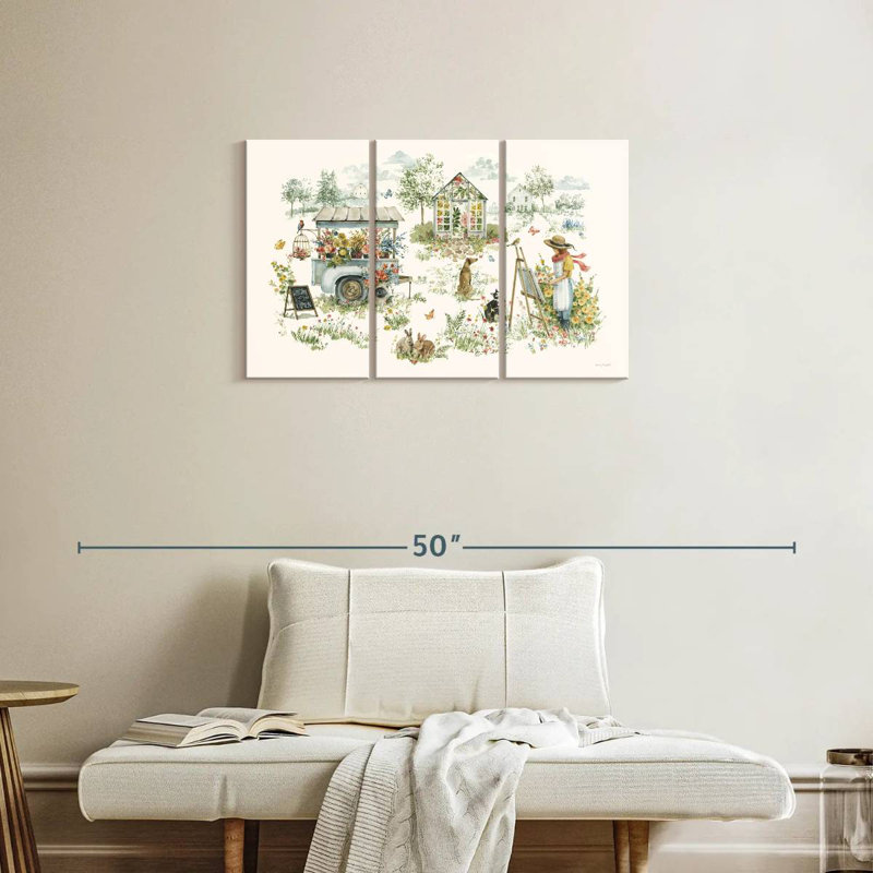 Blissful Moments I, 20" H x 33" W