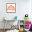 «Orange Be Happy», art mural encadré par Amber Clarkson-302238068-302238064