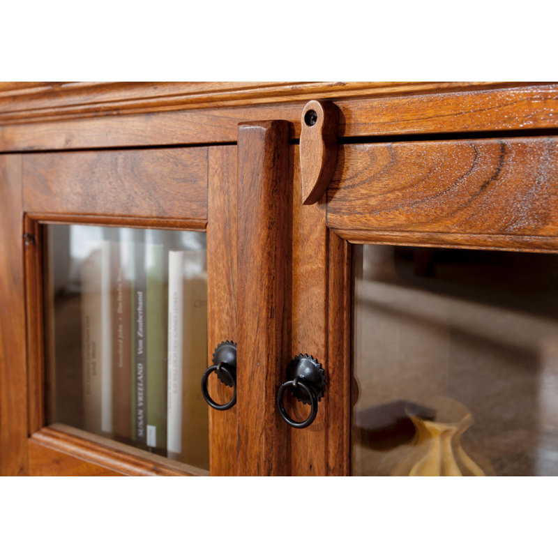 Oxford Unfinished TV Stand for TVs up to 88, Honey