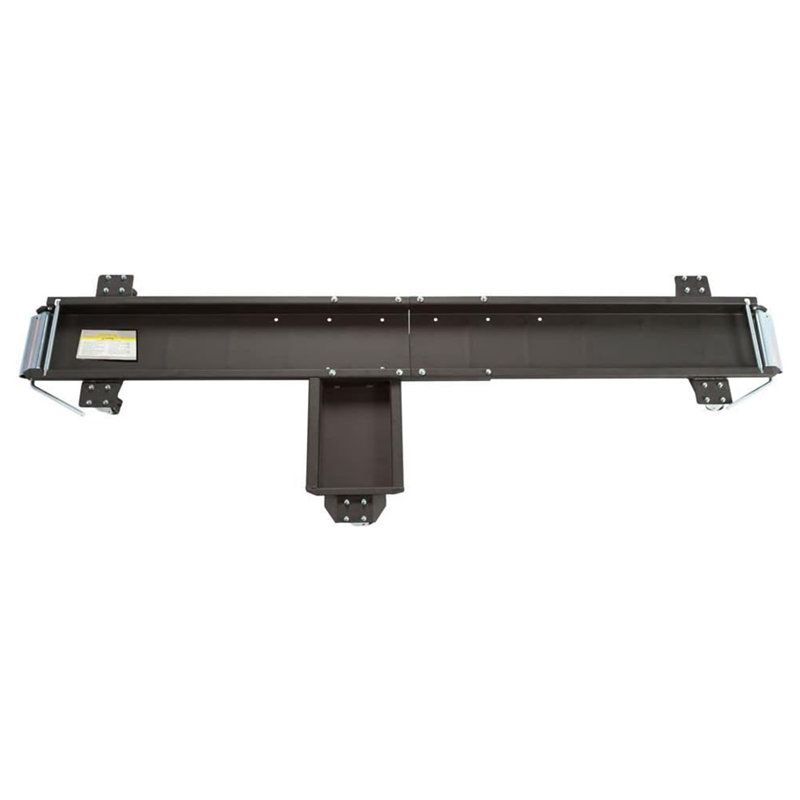 Black Widow Motorcycle Dolly with Front and Rear Gates for Loading and Unloading